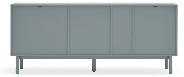 Cassettiera bassa blu-grigio 180x76 cm Corvo - Teulat