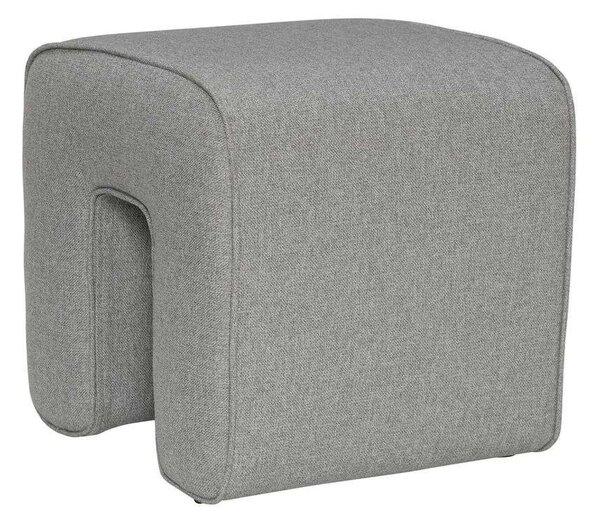 Hübsch - Sculpture Pouf Grigio Scuro Hübsch