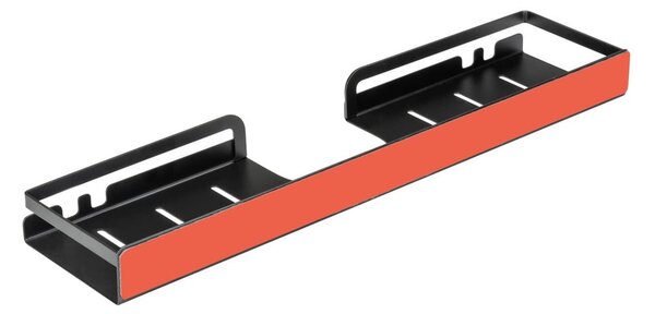 Mensola da bagno autoportante in acciaio inox nero Altarella - Wenko
