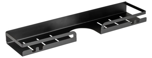 Mensola da bagno autoportante in acciaio inox nero Altarella - Wenko