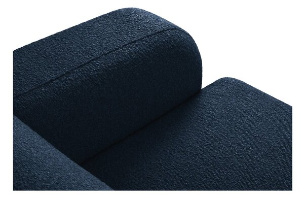 Poltrona bouclé blu scuro Molino - Micadoni Home