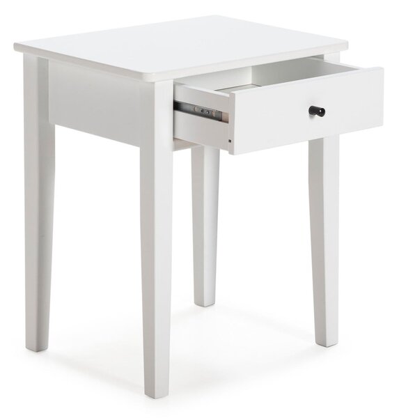 Comodino in legno di pino bianco Bart - Marckeric