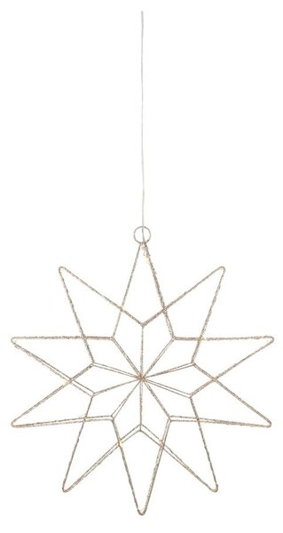 Decorazione luminosa con motivo natalizio in colore oro ø 31 cm Gleam - Markslöjd