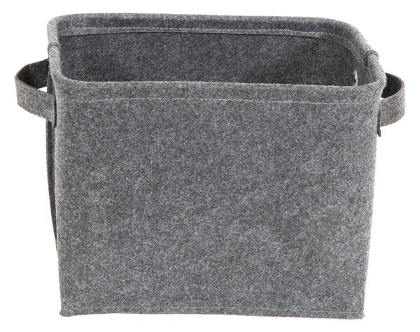 Cestino in feltro, grigio, 29 x 24 cm - Compactor