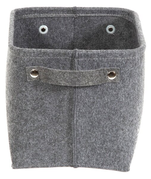 Cestino in feltro, grigio, 29 x 24 cm - Compactor