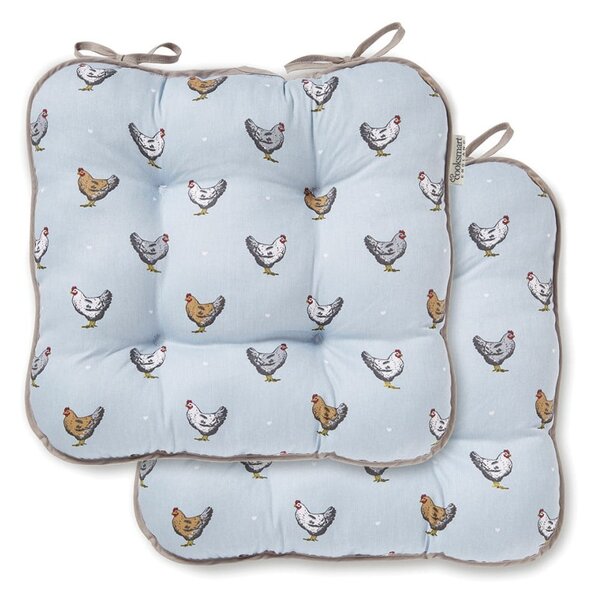 Cuscino di seduta in cotone blu Farmers Kitchen - Cooksmart ®