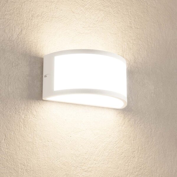 Lucide Lampada da parete per camera da letto con LED e presa USB Boxer