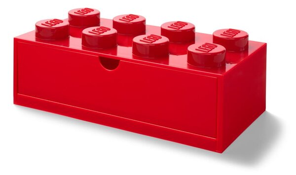 Scatola da tavolo rossa con cassetto , 31 x 16 cm - LEGO®