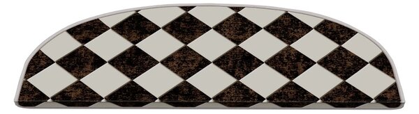 Gradini bianchi e neri in set da 16 pezzi 20x65 cm Chess Board - Vitaus