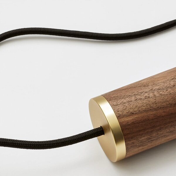 Lampada a sospensione marrone scuro ø 5 cm Knuckle - tala