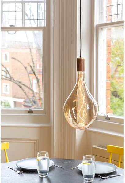 Lampada a sospensione marrone scuro ø 5 cm Knuckle - tala
