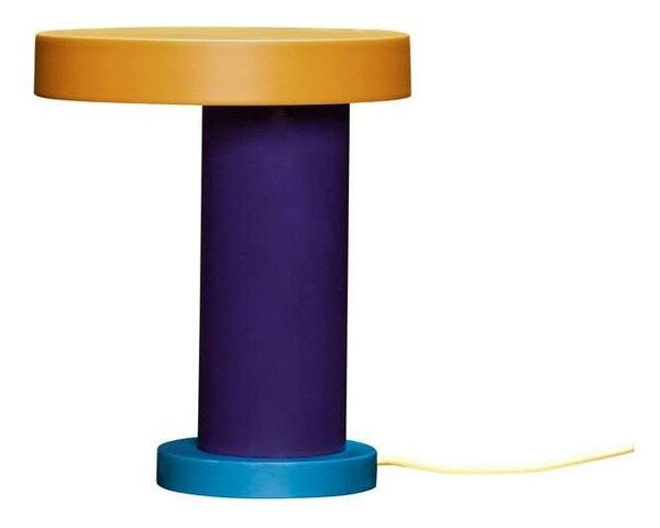 Hübsch - Magic Lampada da Tavolo Purple/Petrol/Orange/Yellow