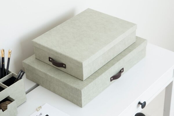 Organizzatore di cartone per documenti Oskar - Bigso Box of Sweden