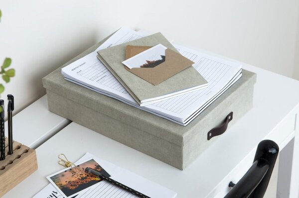 Organizzatore di cartone per documenti Oskar - Bigso Box of Sweden