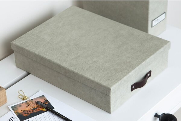 Organizzatore di cartone per documenti Oskar - Bigso Box of Sweden