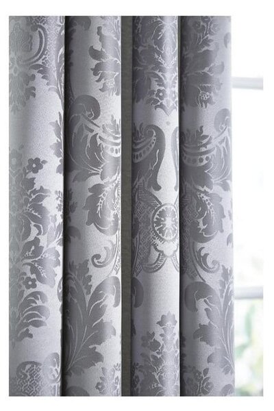Tende in set grigie in tessuto damascato 2 pz 168x183 cm Damask Jacquard – Catherine Lansfield