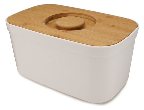 Cestino per pane bianco con coperchio in legno Cestino - Joseph Joseph