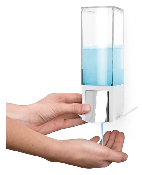 Distributore di sapone bianco da parete 500 ml - Compactor
