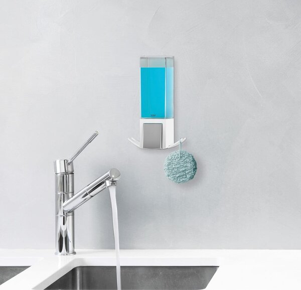 Distributore di sapone bianco da parete 500 ml - Compactor