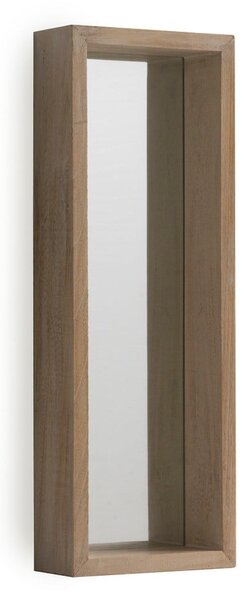 Specchio da parete in legno di paulownia Pure, 62 x 22 cm - Geese