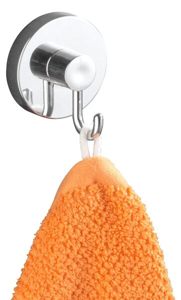 Ganci in plastica autoportanti in set da 2 in argento lucido Vacuum-Loc - Wenko