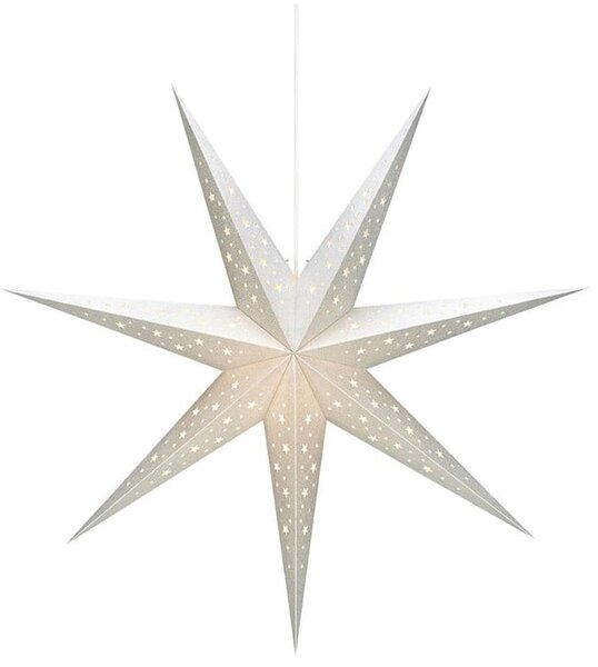 Decorazione luminosa con motivo natalizio in argento ø 75 cm Solvalla - Markslöjd