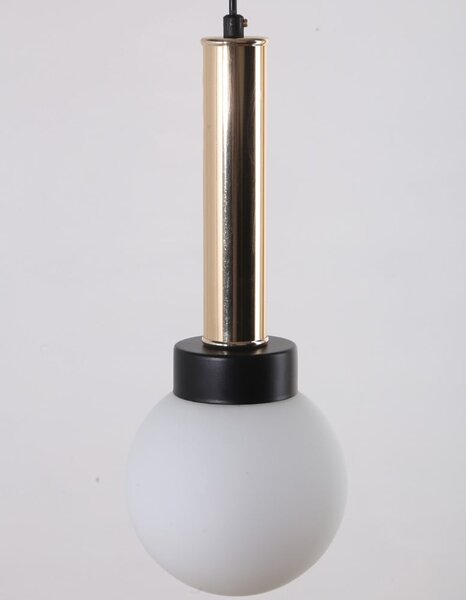 Lampada a sospensione con paralume in vetro ø 15 cm Cota - Squid Lighting