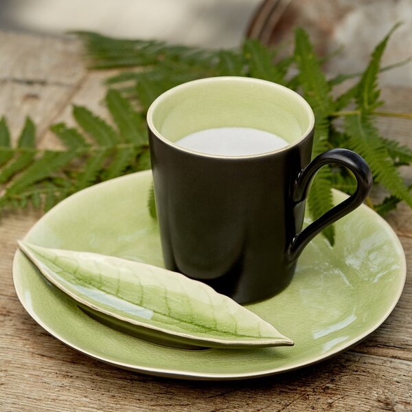 Piatto in gres verde chiaro , ⌀ 27 cm Riviera - Costa Nova