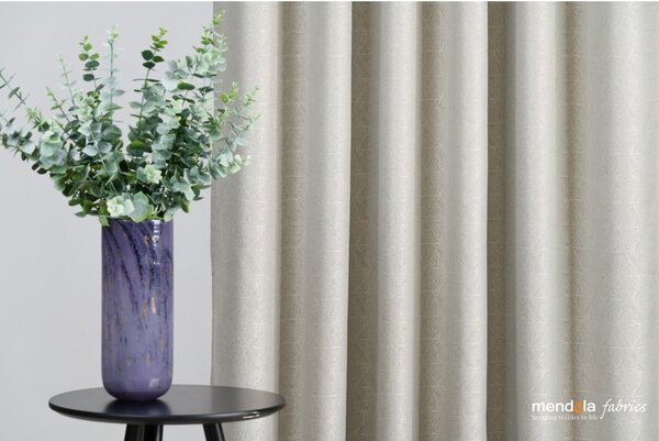 Tenda beige 140x260 cm Teorema - Mendola Fabrics