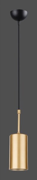 Lampada a sospensione di colore oro , altezza 124 cm Geo - Squid Lighting