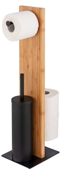 Porta carta igienica con scopino Lesina - Wenko
