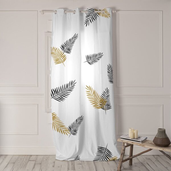 Tenda bianca 140x300 cm Foliage - Blanc