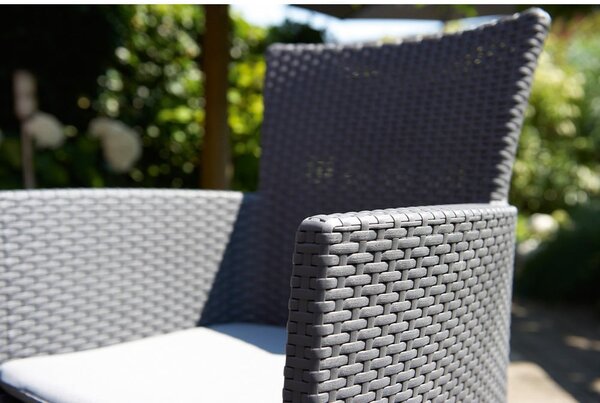 Sedia da giardino in plastica grigio scuro Lowa - Keter