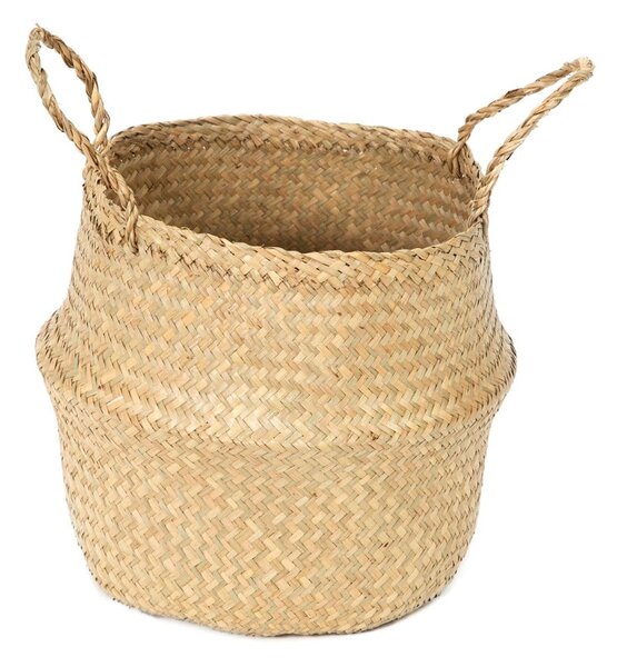 Cesto portaoggetti in seagrass chiaro , ⌀ 27 cm - Compactor