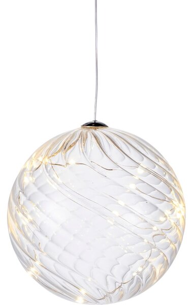 Decorazione luminosa a LED Sfera, Ø 13 cm Wave - Sirius