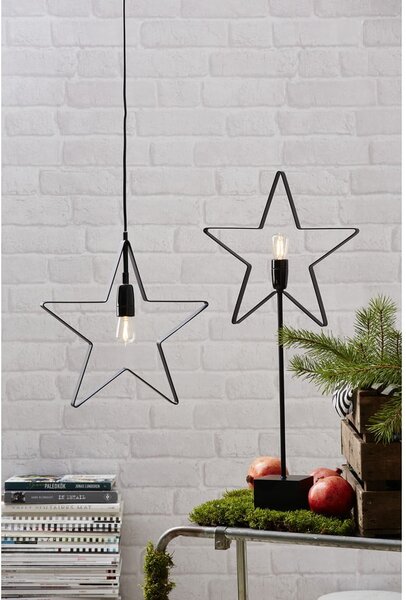 Decorazione luminosa nera con motivo natalizio Orbit - Star Trading