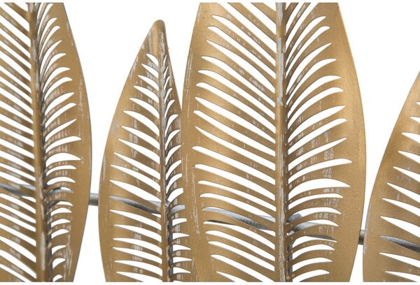 Appendiabiti da parete in metallo color oro Long Leaf - Mauro Ferretti