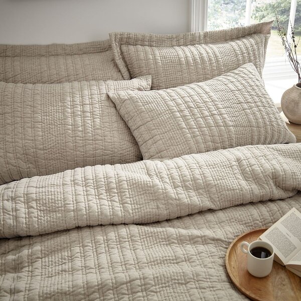 Biancheria da letto singola beige 135x200 cm Tamba Stripe - Pineapple Elephant