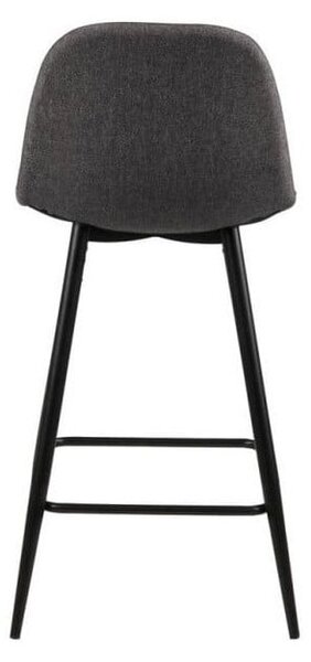 Set di sbagelli da bar grigi in imbottito 2 pz (altezza della seduta 65 cm) Wilma – Actona