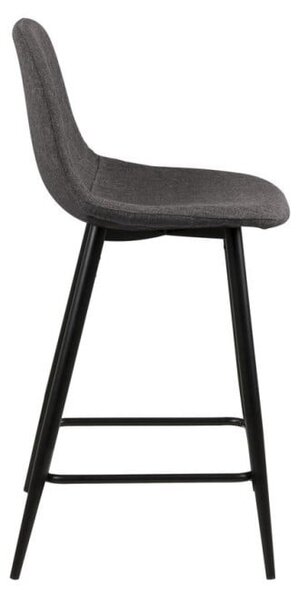 Set di sbagelli da bar grigi in imbottito 2 pz (altezza della seduta 65 cm) Wilma – Actona