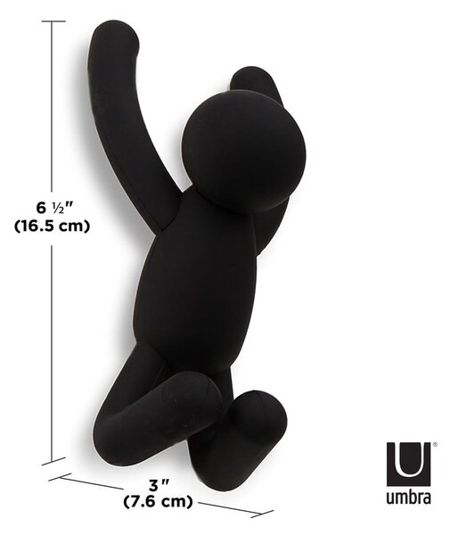 Ganci in plastica da parete in set da 3 Buddy - Umbra