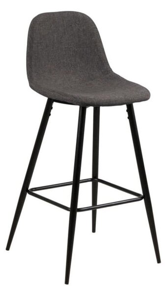 Set di sbagelli da bar grigi in imbottito 2 pz (altezza della seduta 65 cm) Wilma – Actona
