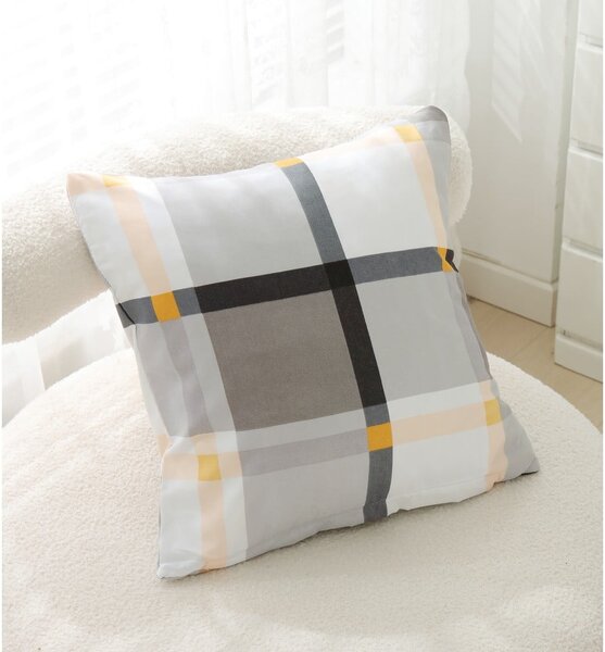 Biancheria da letto singola marrone e panna in microsatin 140x200 cm Henry - My House