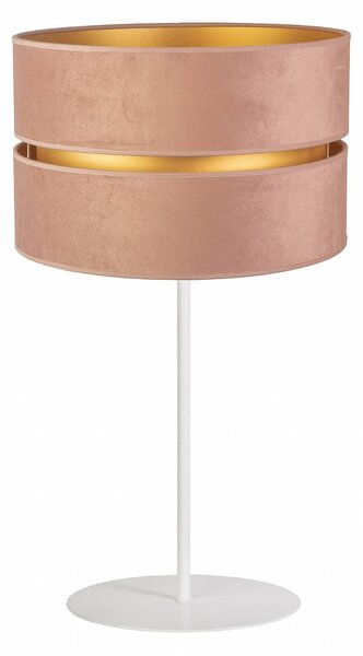 Lampada tavolo Golden Duo H 50 cm rosa chiaro/oro