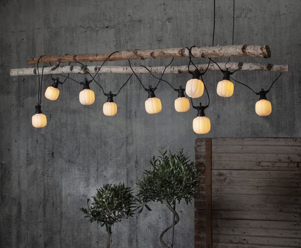 Catena luminosa a LED nera per esterni, lunghezza 5 m Circus Maxi - Star Trading