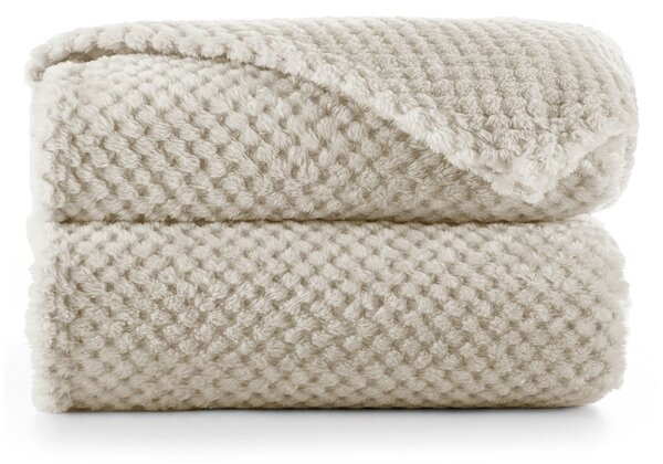 Coperta in microfibra marrone chiaro, 150 x 200 cm Henry - DecoKing