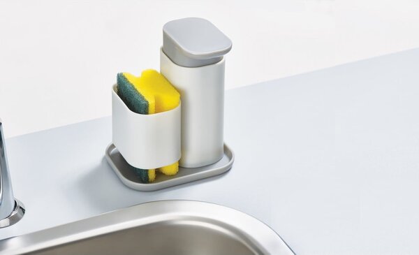 Dispenser di sapone grigio Duo - Joseph Joseph