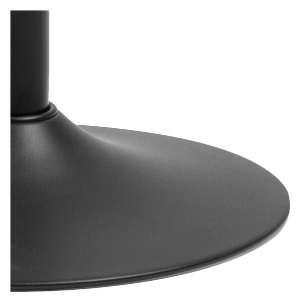 Sedia da bar nera in metallo con altezza regolabile (altezza della seduta 59 cm) Finch – Actona