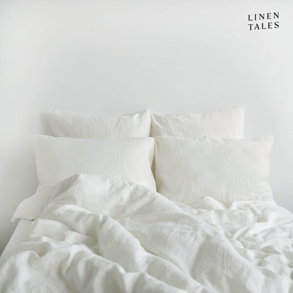 Biancheria da letto bianca per letto singolo 135x200 cm White - Linen Tales