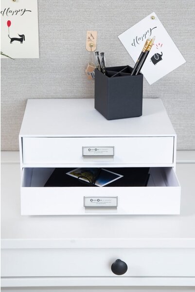Cassetto portadocumenti bianco a 2 livelli , 33 x 22,5 cm Birger - Bigso Box of Sweden